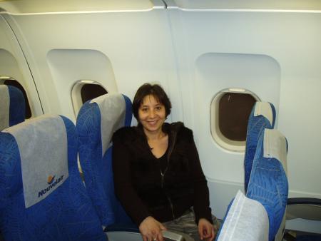 dans l'avion pour djerba