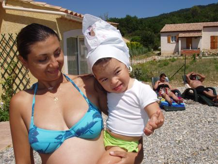 ma niece mariajesus et sa petite lorena