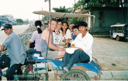 sur un tuc tuc toujours auvietnam